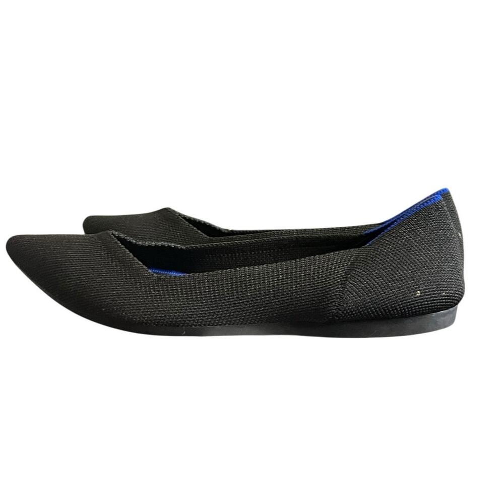 Rothy’s The Point Women’s Flats Black Size 8 - Picture 4 of 12